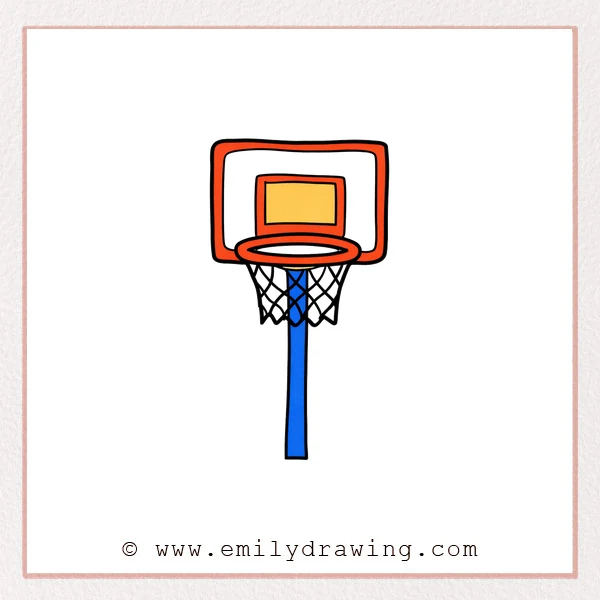 Preview of Basketball Hoop drawing